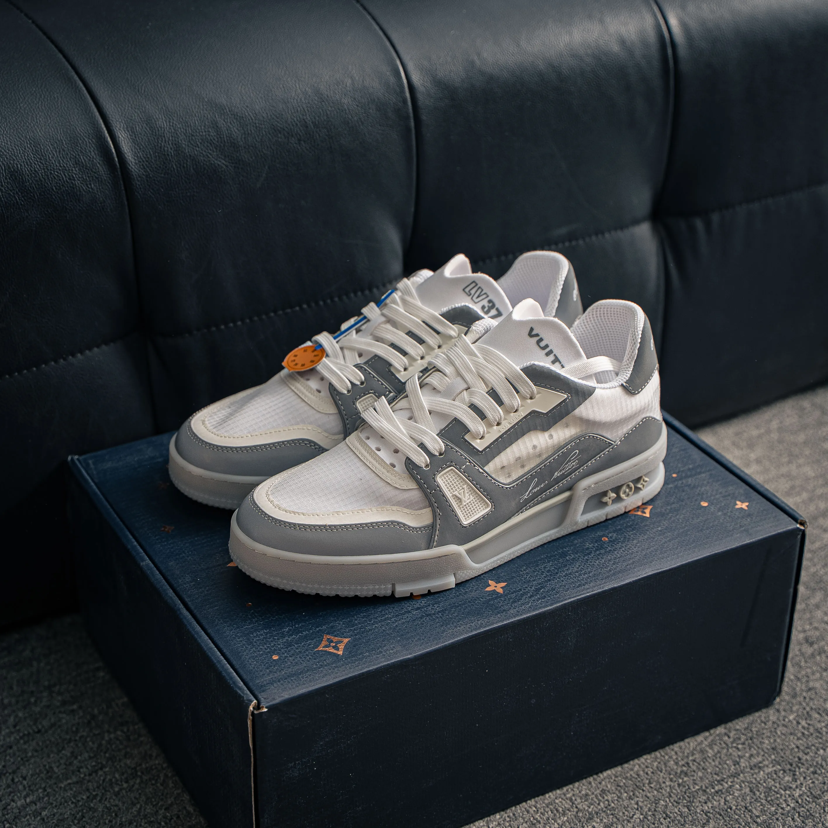 【YS 】 Premium LOUIS VUITTON LV Trainer CUP Mesh Breathable Shoes ✦ ， 37 Series ✦ + Shoes